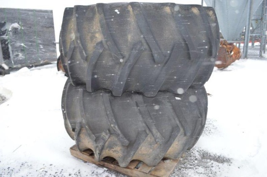 2- 28L26 tires on rims