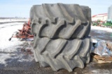 Good Year  900S65- 32 deep tread combine tires on combine rims (used one se