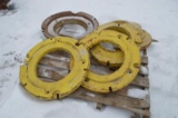 Pallet of wheel weights