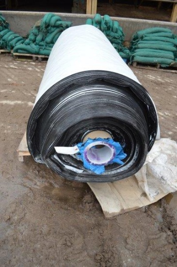 large roll of bunker silage plastic