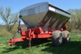 Chandler tandem axle lime/fertilizer spreader w/ stainless steel box, 16.5L-16.1 tires, 540 PTO, dua