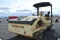Ingersoll-Rand DD-110 double drum vibrating smooth roller w/ 10,191 hrs, aux. front & back tanks, w/
