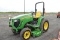 JD 3320 lawn tractor w/ 1,624 hrs, 60'' deck, 540 pto, 3pt, 35HP