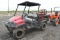 Club Car XRT 1550 SE utility vehicle w/ 2,300 hrs, gas, manual dumping bed, canopy, 25X11R12 tubeles