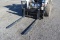 heavy duty skid mount 48'' pallet forks w/ walk through