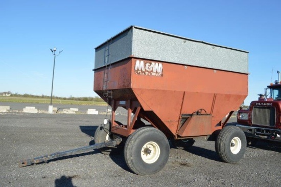 M&W 375 bu. Little Red Wagon gravity wagon w/ extensions, 16.5L-16.1SL tires, brakes