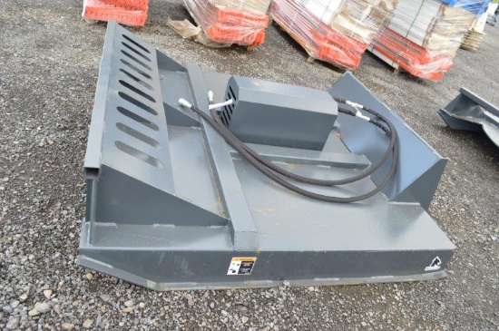 Wolverine heavy duty skid mount rotary mower w/ brush guard