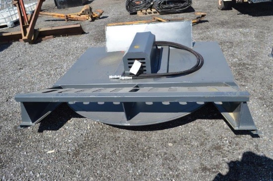 Wolvernine heavy duty skid mount rotary mower w/ brush gaurd