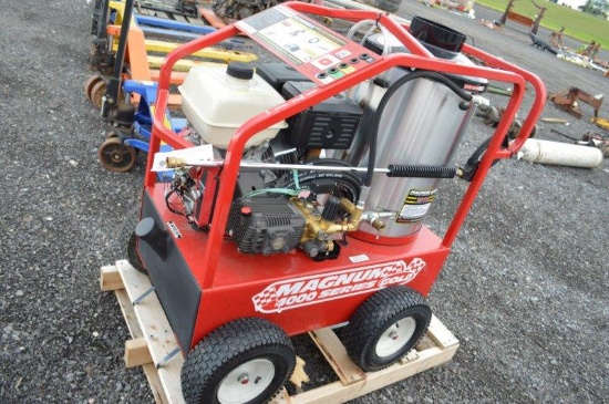 '19 Magnum Gold 4000 hot high pressure washer w/ 15 HP gas engine (New)