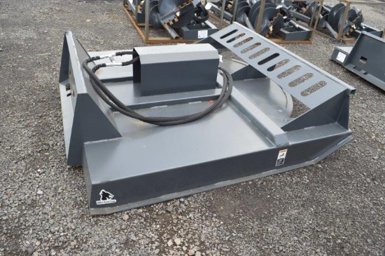 Wolverine heavy duty skid mount rotary mower w/ brush guard