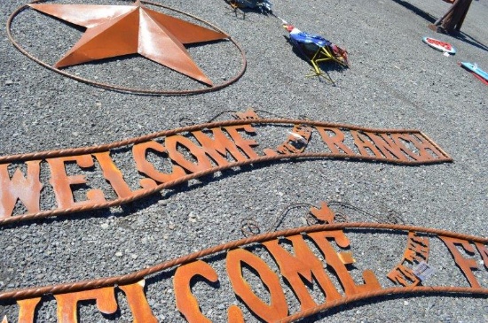 10' Welcome to the Ranch sign