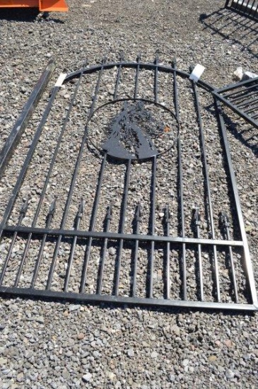 4' powder coated horse gate