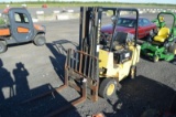 Hyster 35 fork lift w/6304 hrs, propane, 2400# lift, side shift, 2 stage selling w/ 48'' forks