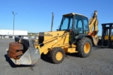 '94 555D Ford backhoe w/ 68 hp diesel engine, automatic trans, 4wd, ext hoe, 3,492 original hrs, sel