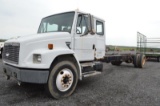 '01 Freightliner F70 cab & chasiss w/ 492,882 miles, Mercedes diesel engine, 23' bed, (title) VIN# 1