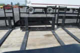 48'' heavy duty skid mount walk through pallet forks