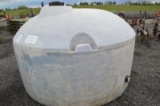 1,000 gallon poly tank