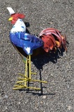 3' metal rooster