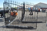 16' powder coated deer gates