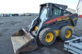 NH LS185B skid loader w/8,483 hrs, quick attach, 77