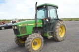 JD 5520N tractor w/ 4wd, 8,695 hrs, Sync reverser, 3pt, 14.9-28 rear tires, 10.5/80-18 front tires,