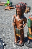 40'' teak wood Indian statue