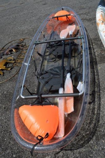 clear 2 person kayak