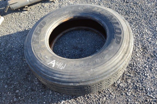 1- Dunlop 11R22.5 snow tire