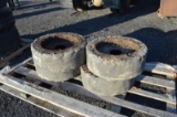 4- Solid rubber skid tires