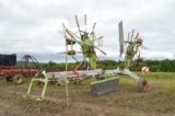 Claas  Liner 1550 twin Profil rotary rake w/ 2pt hitch, serial# 975190.0