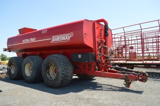 '07 Jamesway 6200 Ultra-Trac liguid manure spreader w/ high output pump, industrial brakes, lift axl