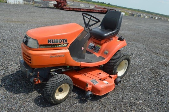 Kubota TG1860G w/ 428 hrs, 60'' deck, power steering, gas