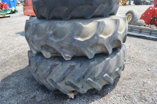 2- 18.4-38 tires on rims