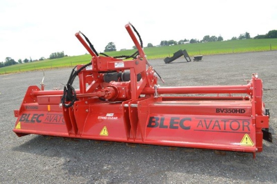 '18 BlecAvator 12' rototiller 3pt, 1000pto (only 20hrs)