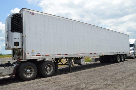 '16 Wabash 53'x102" reefer trailer w/ Thermo King unit, new brakes, 80,000# GVWR vin# 1JJV532B5HL950