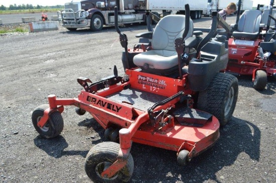 Gravely Pro Turn 26 Commercial zero turn mower w/ 60" deck