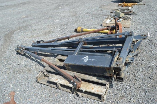 Grain drill row markers