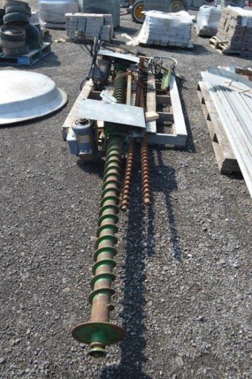 Sukup stiriators w/ airtubes, 2- Baldor 1.5HP 1 phase motors, & flashing for 24' grain bin