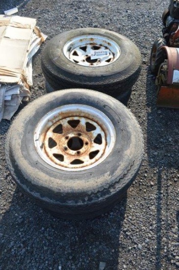 4- 14" trailer tires