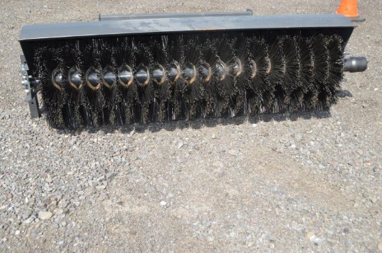 Wolverine 6' heavy duty skid mount 6' hyd sweepster