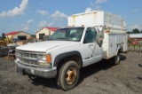 '00 Chevrolet 3500 truck w/ Knapheide service body, 199,246 miles, leather seats, vin# 1GBJK34J4YF50