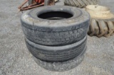 3- 12R22.5 used truck tires