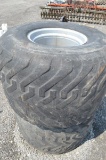 2- Terra-tire 48x3100x-20NHS tires on rims