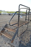 Steel steps w/ platform