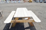 6' poly picnic table