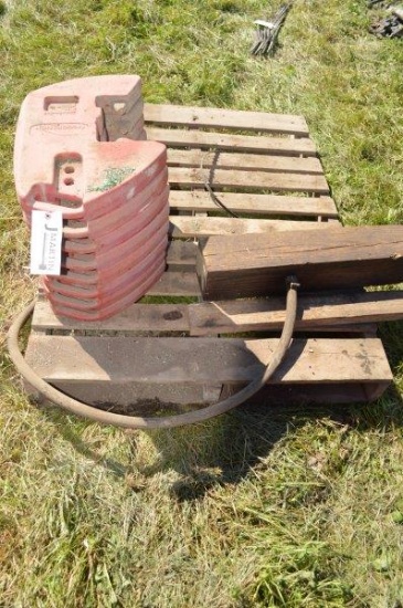McCormick front tractor weights (x8)