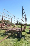 Steel hay wagon