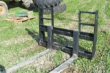 Heavy duty skid mount pallet forks