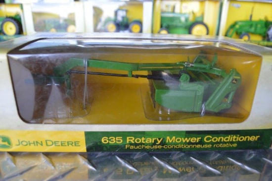 JD 635 rotary mower conditioners, die-cast metal replica, new in box