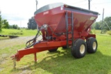 Salford PTPG 8 ton Salford/BBI Stainless Liberty fertilizer spreader w/ roll tarp, hyd & wheel drive